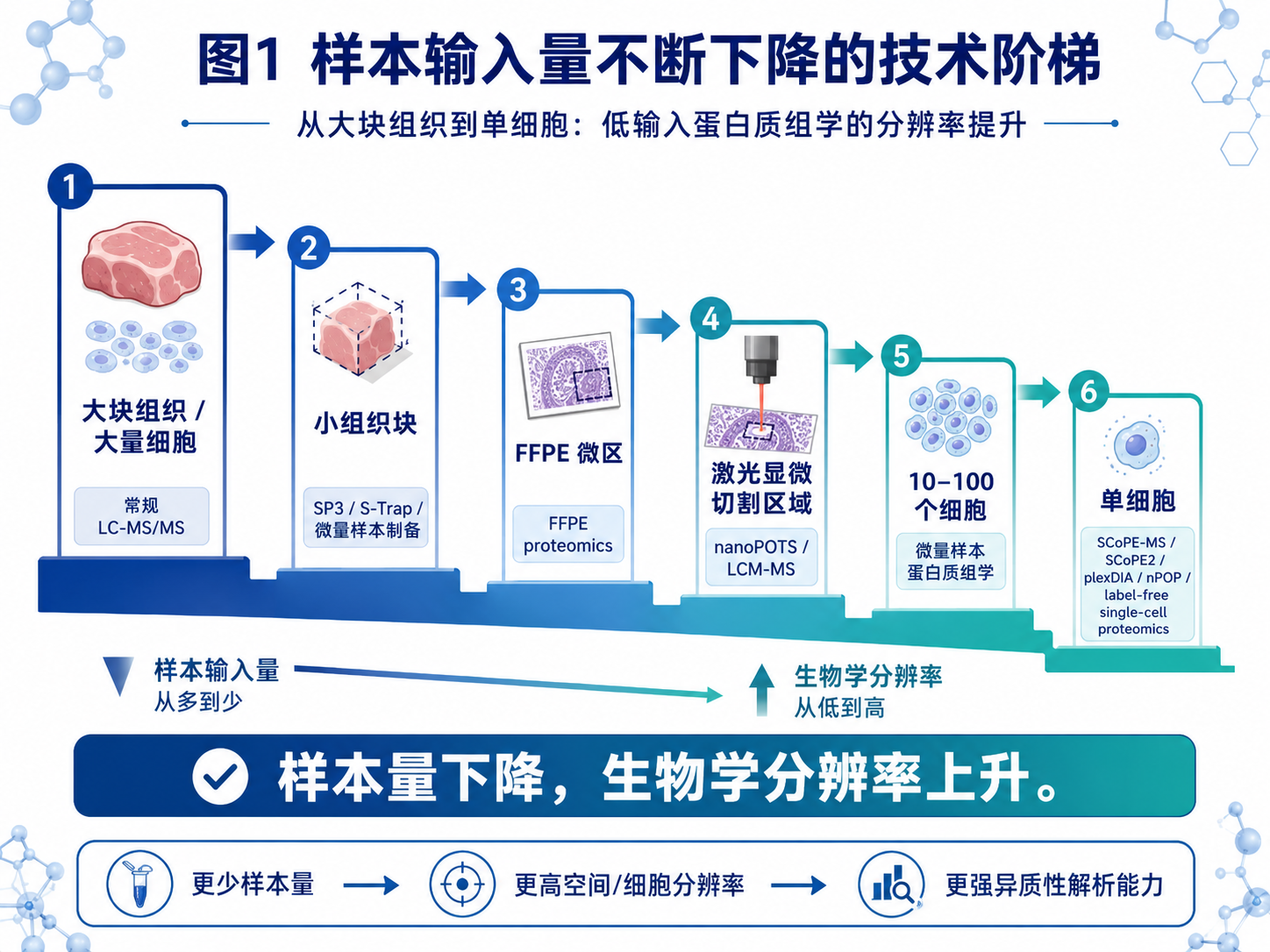 图1:样本输入量不断下降的技术阶梯